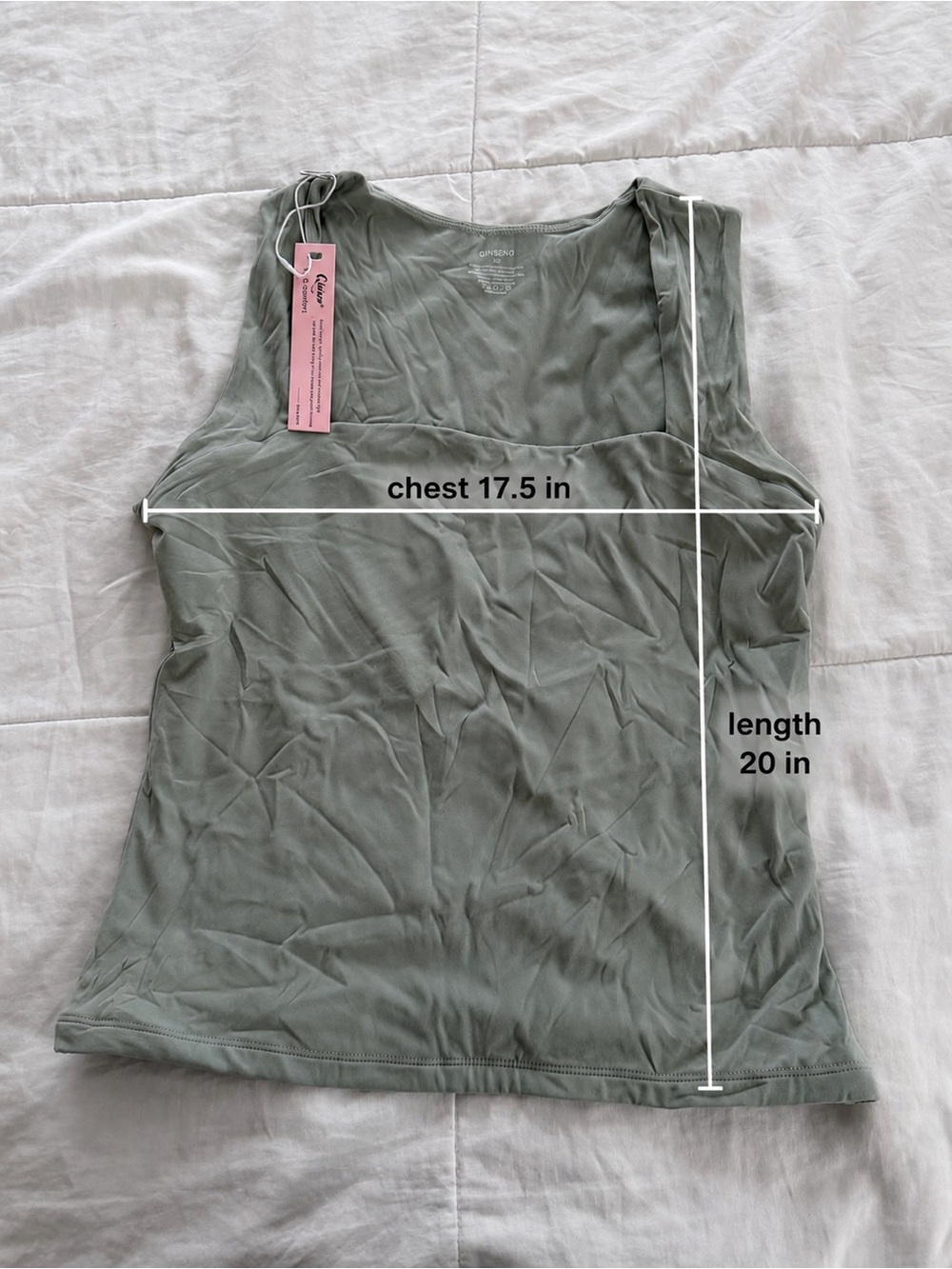 Women’s Sage Green Tank Top